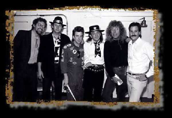 Stevie Ray Vaughan, Double Trouble & Robert Plant